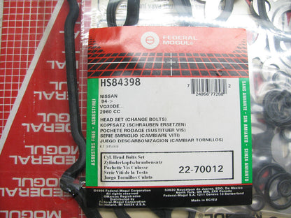 Federal Mogul HS84398 Cylinder Head Gasket Set For 1995-1999 Maxima VQ30DE