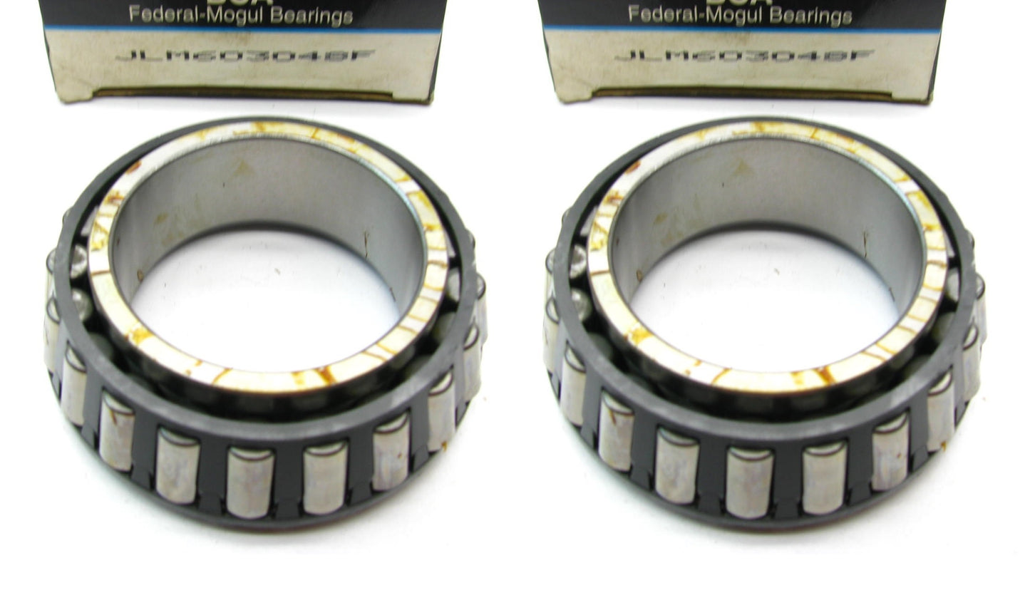 (2) Federal Mogul JLM603048F Front Inner Wheel Bearings