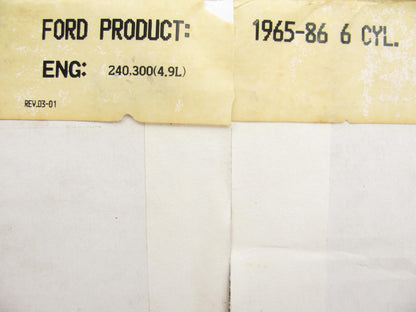 Federal Mogul LS31140 Conversion Lower Gasket Set For 1965-1986 Ford 4.9L 300