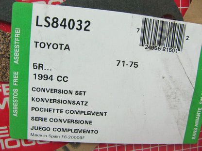 Federal Mogul LS84032 Conversion (Lower) Gasket Set For 1971-1975 Toyota 5R