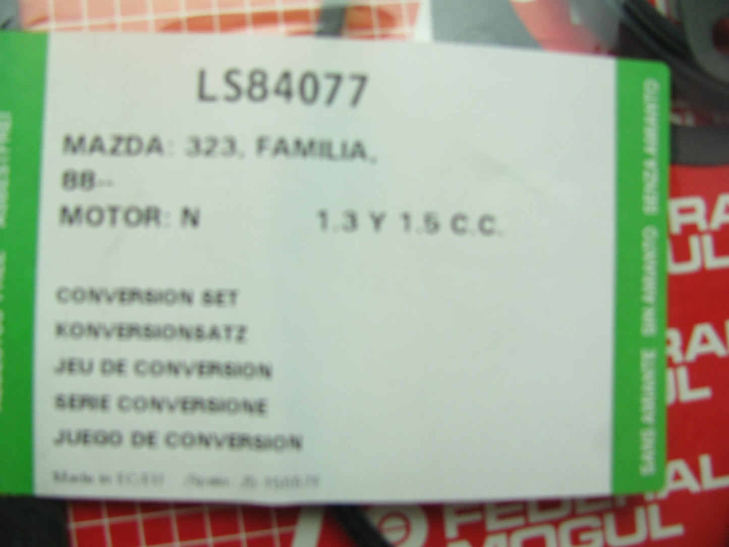 Federal Mogul LS84077 Conversion Lower Gasket Set 1986-1993 Mazda Ford 1.3L 1.6L