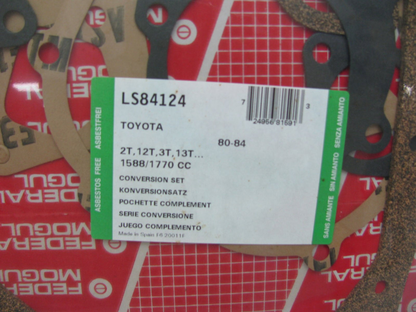 Lower Engine Conversion Gasket Set LS84124  - 1980-1984 Toyota 2T, 12T, 3T, 13T