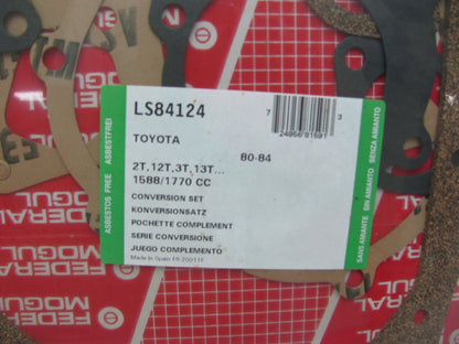 Lower Engine Conversion Gasket Set LS84124  - 1980-1984 Toyota 2T, 12T, 3T, 13T