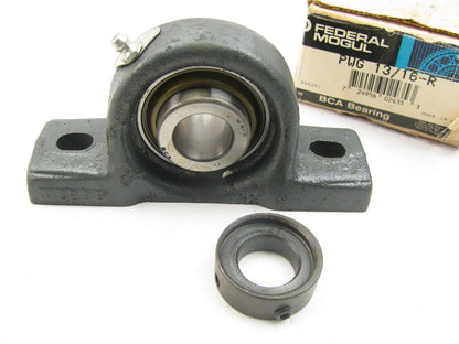 Federal PWG13-16-R Cast Iron Pillow Block Bearing - 0.8125'' Bore - 1.375'' Width