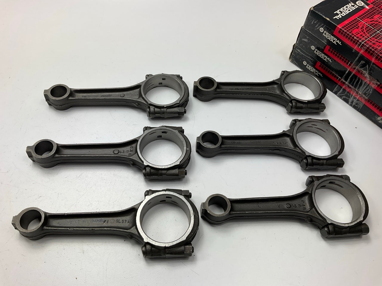 (6) REMAN. Federal Mogul R25-AW Connecting Rod -  FORD C9DE-A Casting