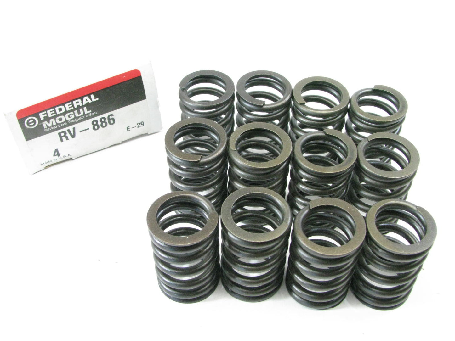 (12) Federal Mogul RV-886 Valve Springs Set - 1962-1976 Chevy GMC 194 230 250-L6