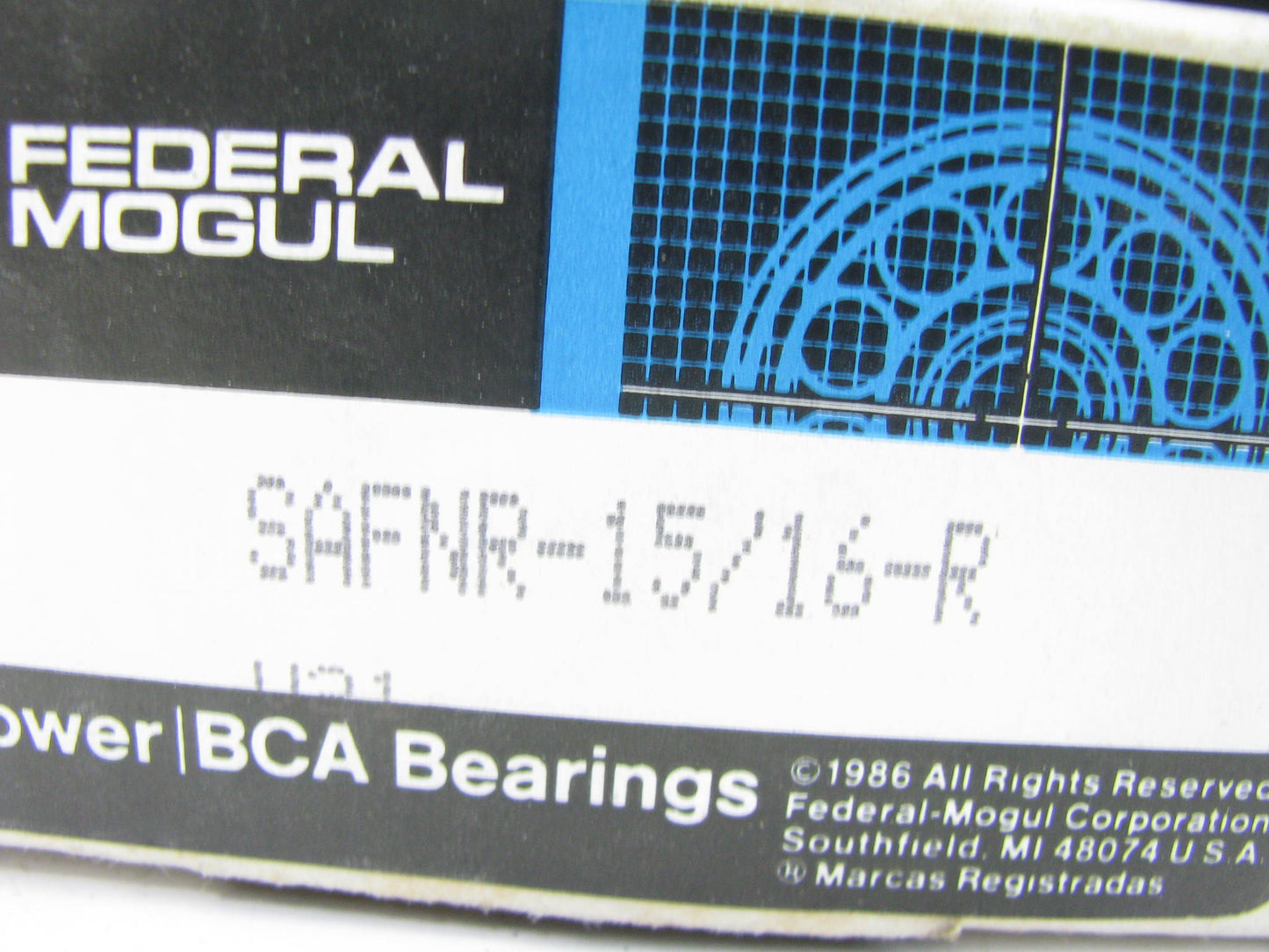 Federal Mogul /BCA Ball Bearing Flange Unit  SAFNR15/16-R