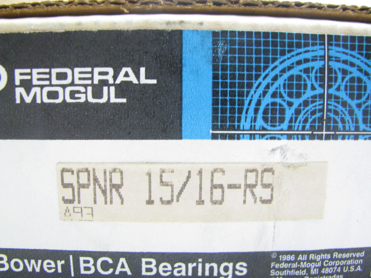 Federal SPNR1516-RS Pillow Block Bearing - 15/16'' ID 1.4375'' Bore Center To Base