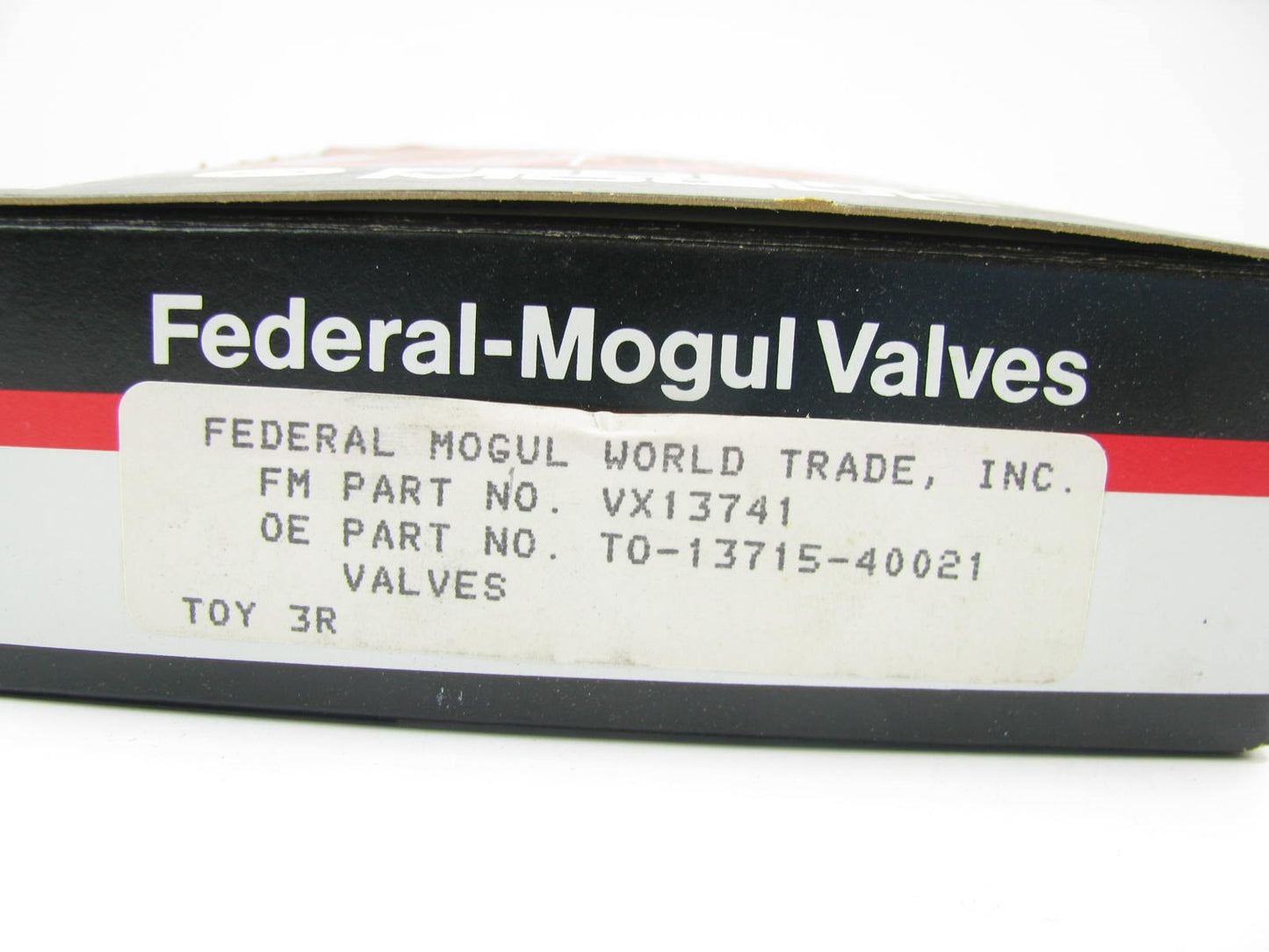 (4) Federal Mogul VX13741 Engine Exhaust Valves - 1967-1970 Toyota 1.9L 3R 5R