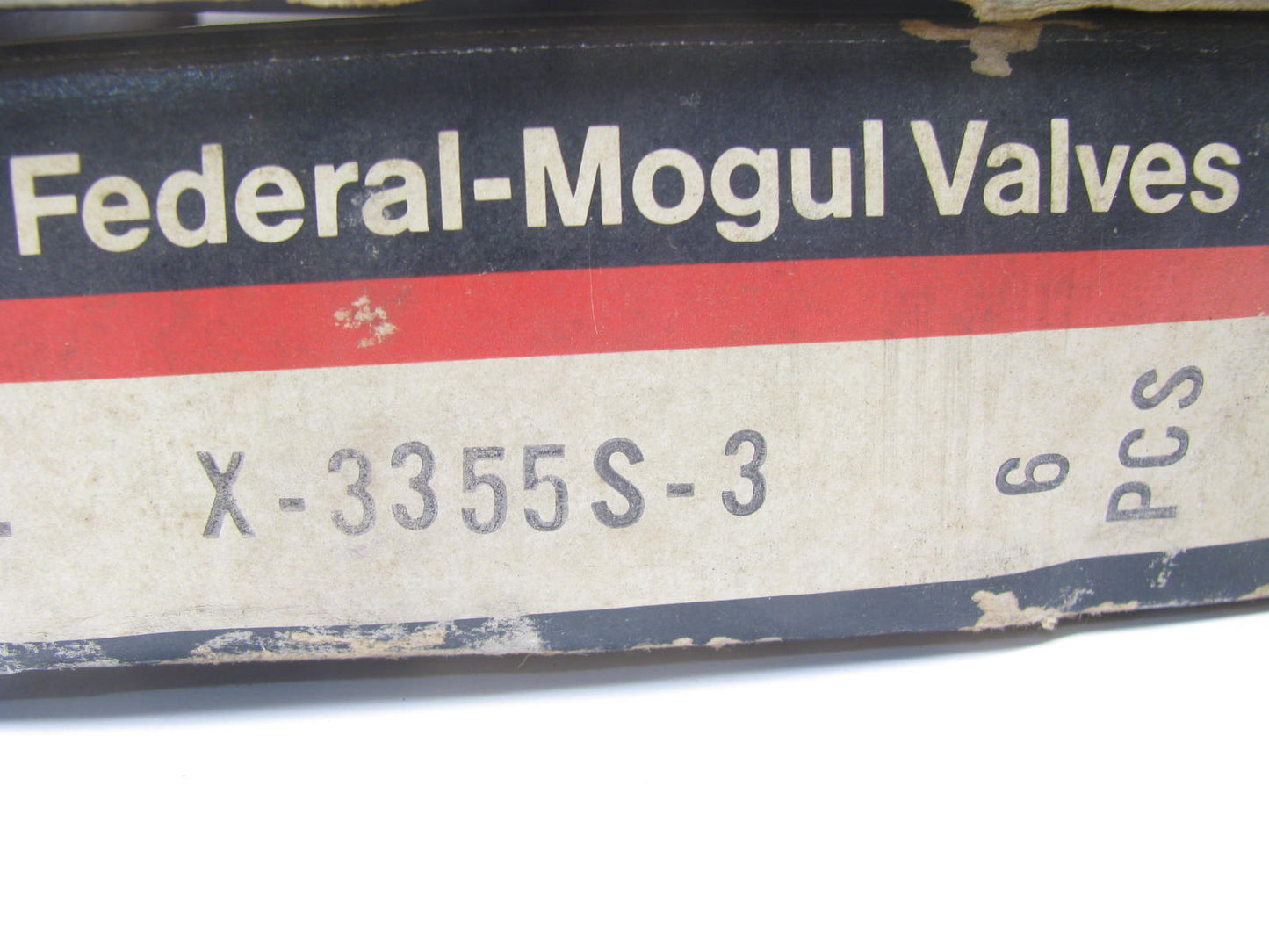 (6) Federal Mogul X-3355S-3 Exhaust Valve .003'' 1967-1972 Ford 240-L6