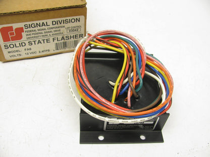 Federal Signal FA6 Solid State Flasher 9 Wire 12 VDC 2.4FPS