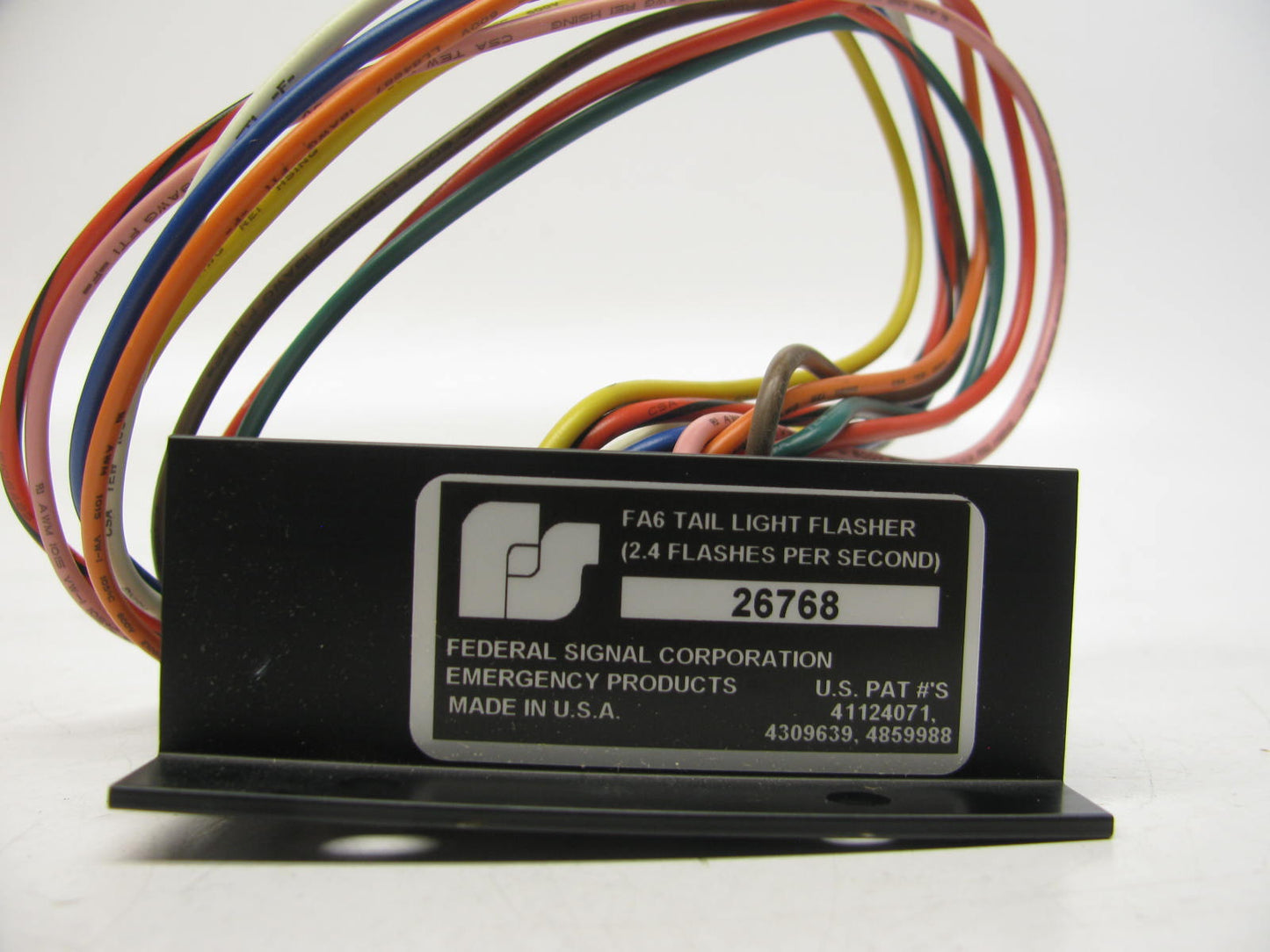 Federal Signal FA6 Solid State Flasher 9 Wire 12 VDC 2.4FPS