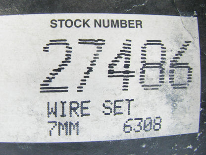 Federal 27486 Ignition Spark Plug Wire Set For 1990-1996 Ford Mazda 1.8L-L4