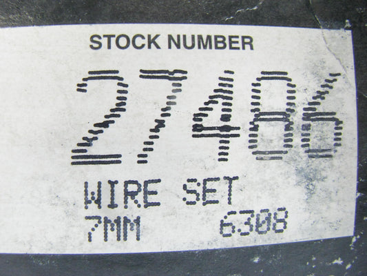 Federal 27486 Ignition Spark Plug Wire Set For 1990-1996 Ford Mazda 1.8L-L4