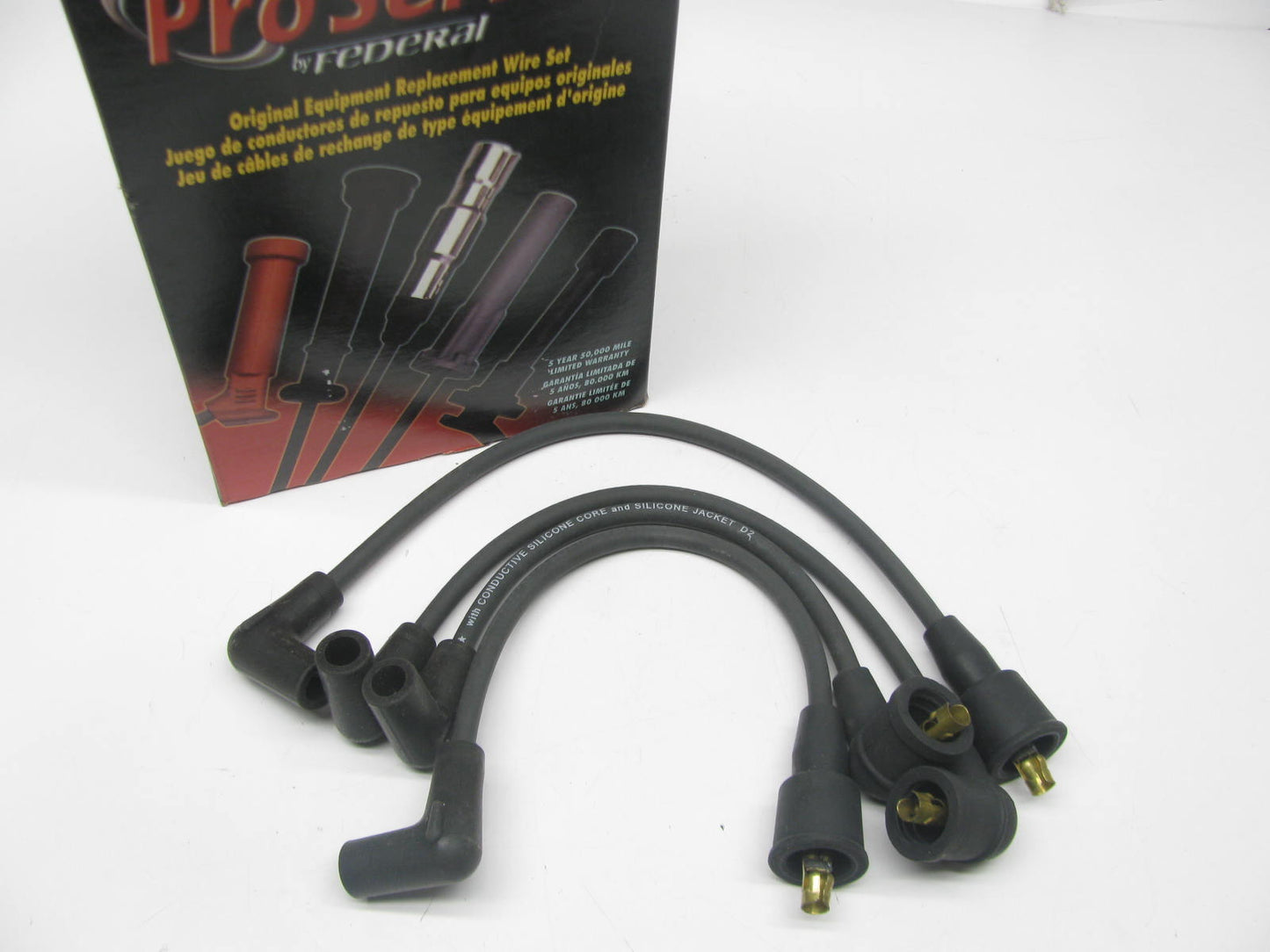 Federal 27512 Ignition Spark Plug Wire Set 1993-1995 Mazda RX-7 1.3L-R2