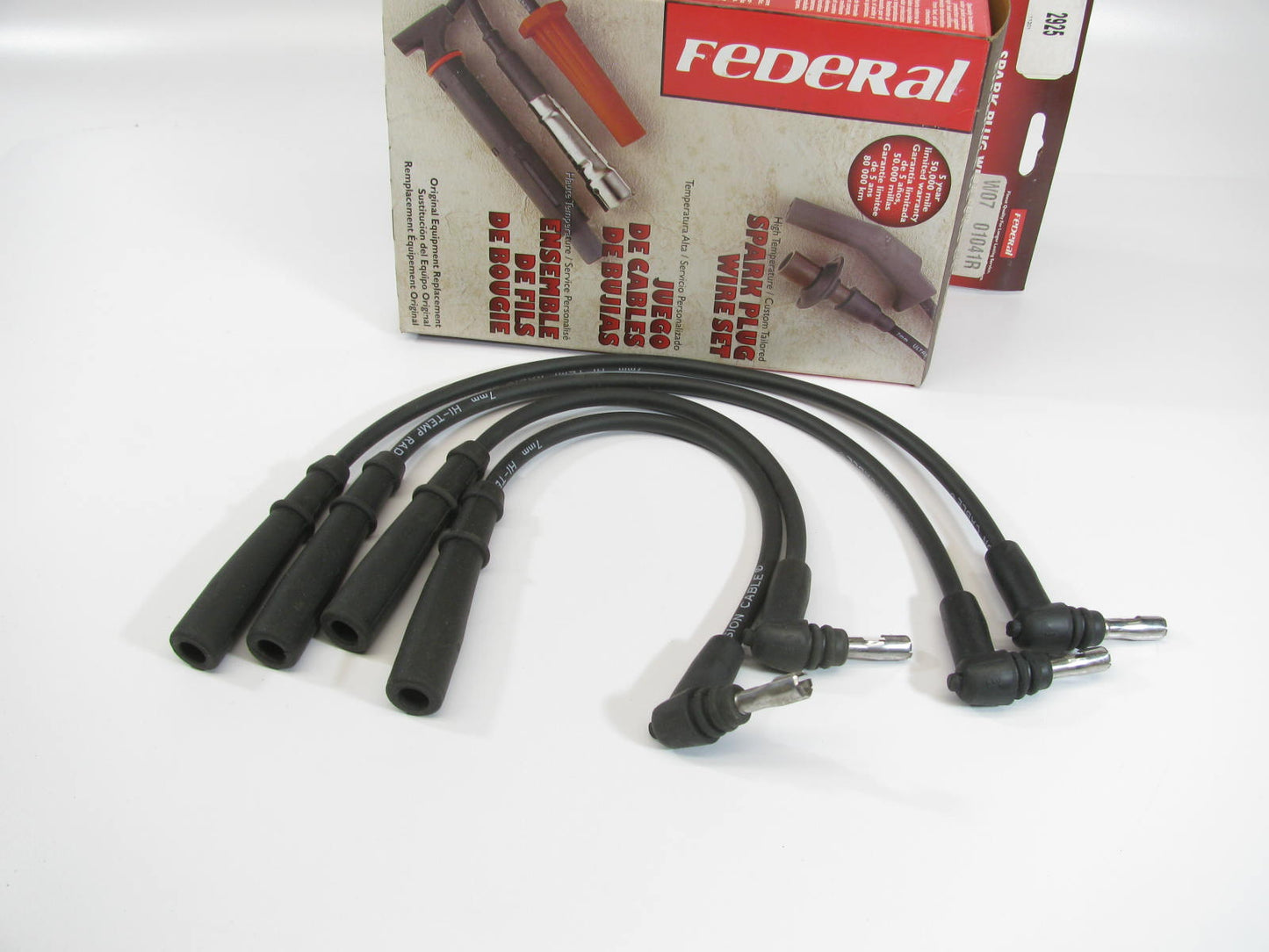 Federal 2925 Ignition Spark Plug Wire Set for 1985-1988 Chevrolet Nova 1.6L-L4