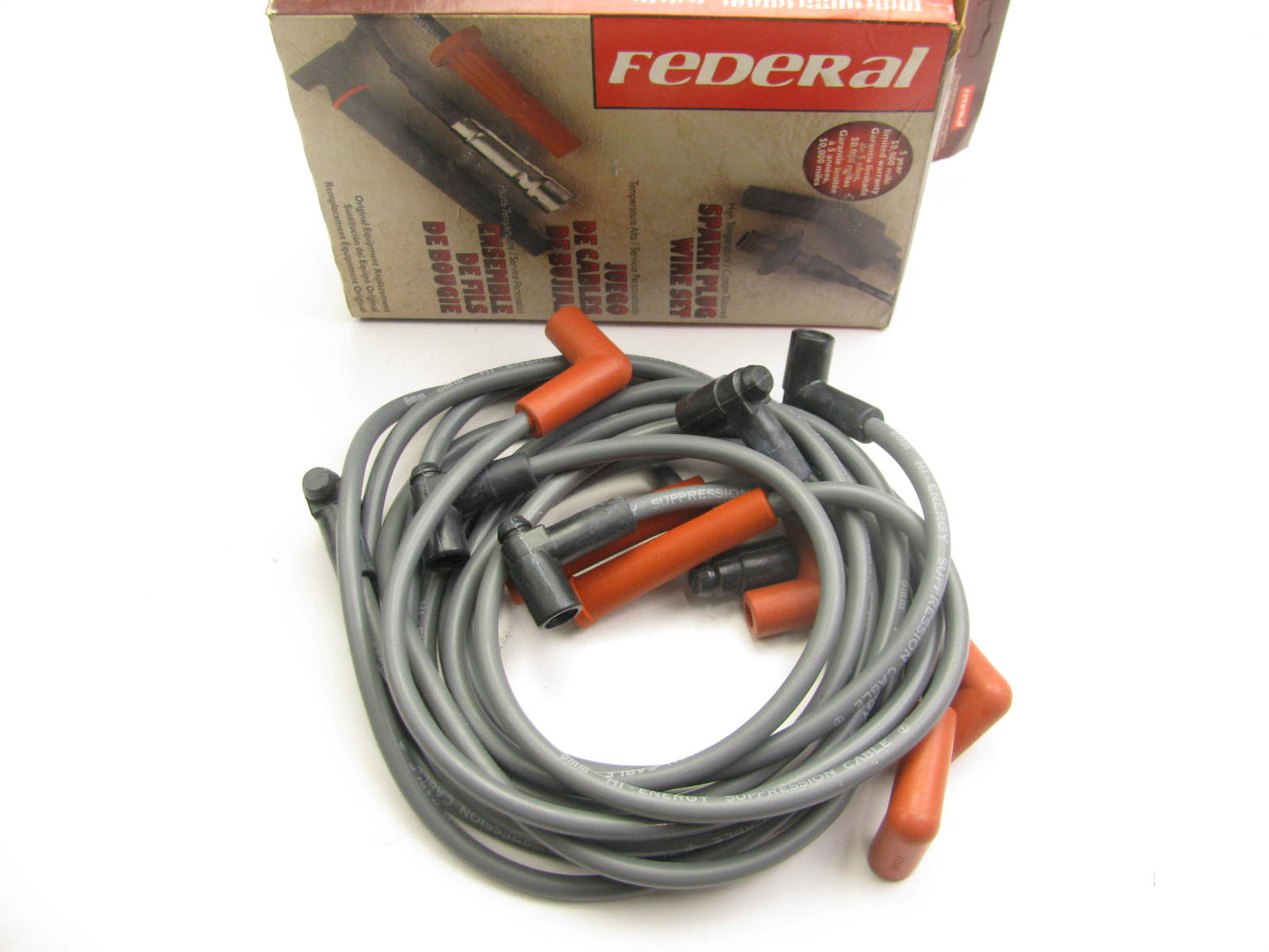 Federal 2945 Ignition Spark Plug Wire Set for 1978-1984 GM 3.3L 3.8L-V6