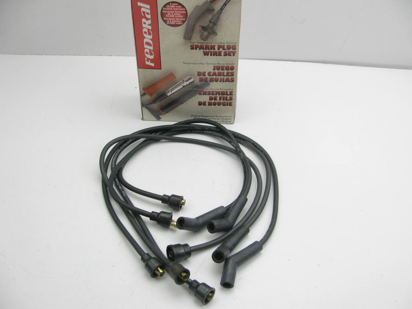 Federal 4110 Ignition Spark Plug Wire Set For 1969-1972 Saab 1.7L 1.9L-L4