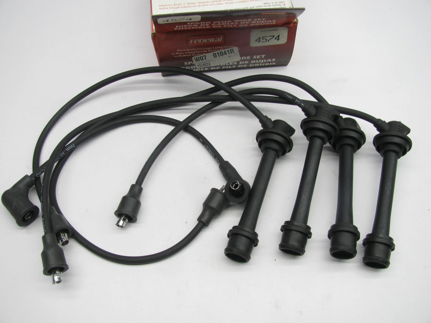 Federal 4574 Ignition Spark Plug Wire Set 1986-1989 Toyota Celica GTS 2.0L DOHC