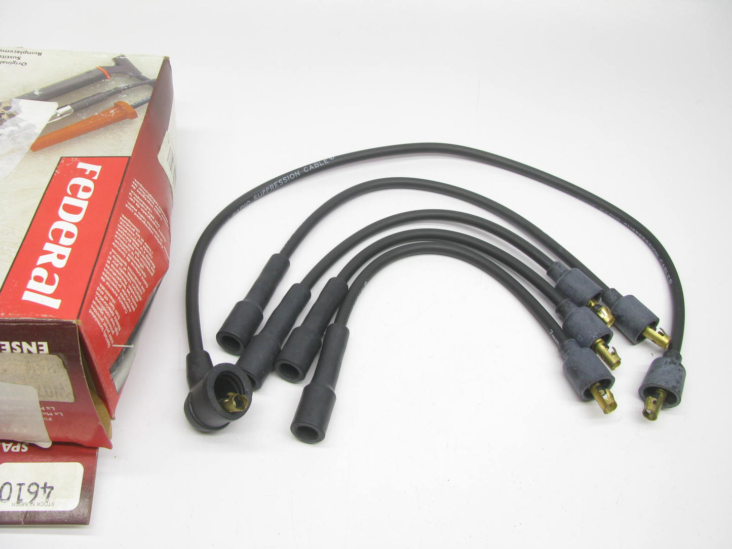 Federal 4610 Ignition Spark Plug Wire Set For 1976-1981 Datsun 1.4L 1.5L