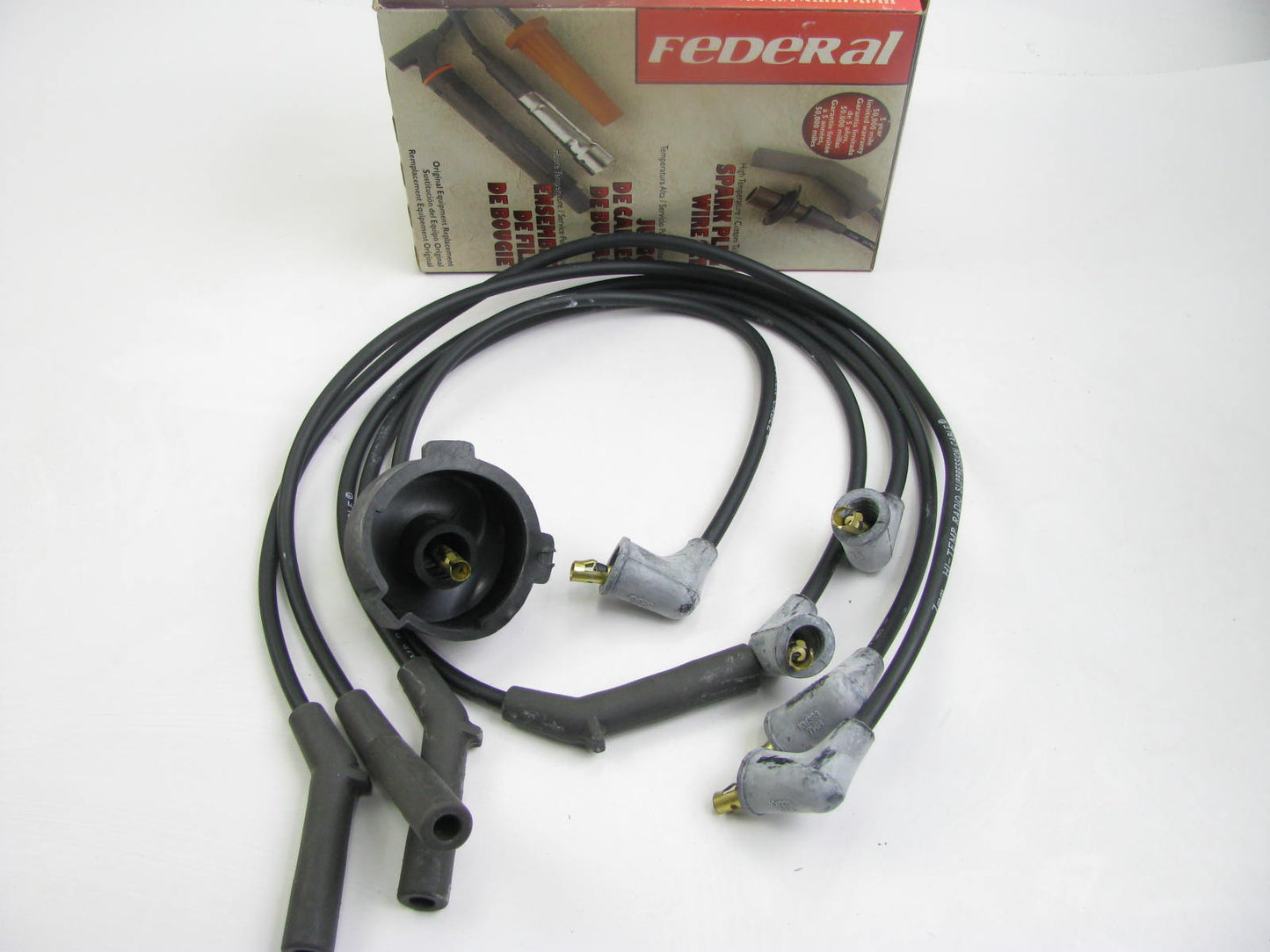 Federal 4704 Ignition Spark Plug Wire Set For 1982-1985 Honda 1.8L-L4