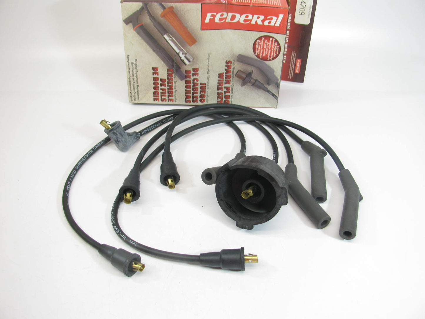 Federal 4709 Ignition Spark Plug Wire Set for 1985 Honda Accord 1.8L-L4