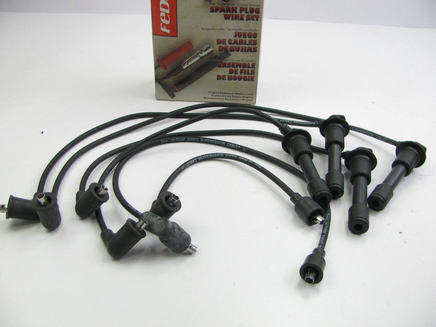 Federal 4768 Ignition Spark Plug Wire Set for 1990-1998 Mazda 1.6L 1.8L-L4