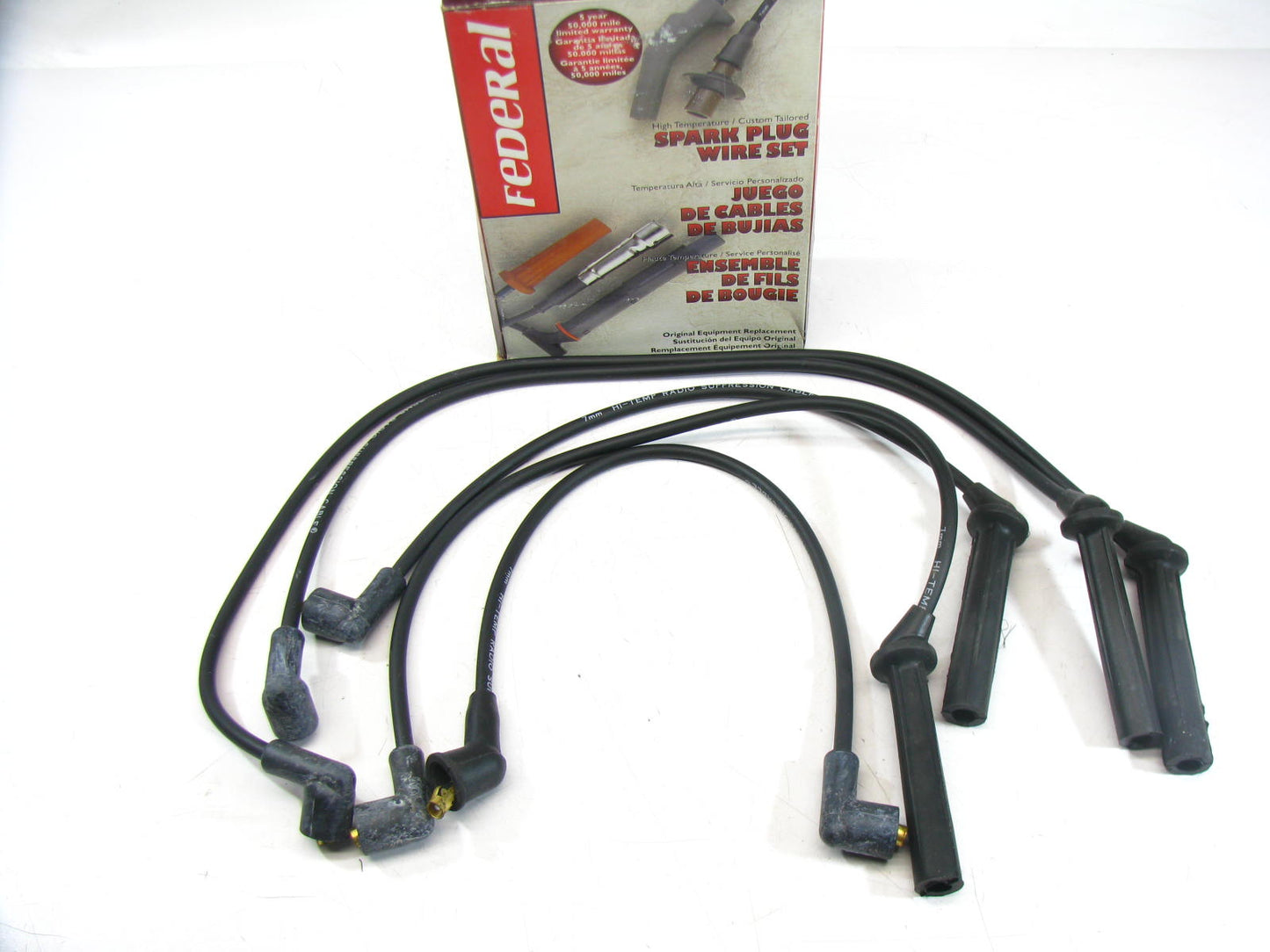 Federal 4992 Ignition Spark Plug Wire Set For 1985-1998 Saab 2.0L 2.1L 2.3L-L4