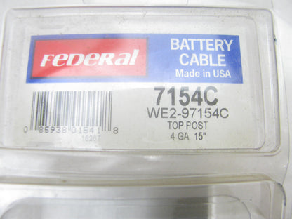 Federal 7154C Battery Cable - 15'' Long, 4 Gauge