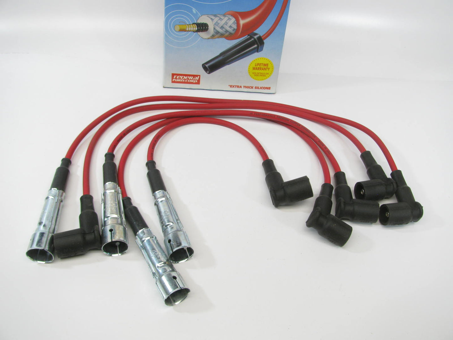 Federal 84425 Ignition Spark Plug Wire Set For 1985-1987 Volvo 2.3L-L4