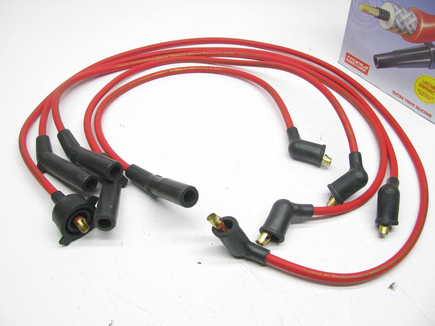 Federal 84708 Ignition Spark Plug Wire Set For 1986-1987 Honda Civic 1.5L-L4