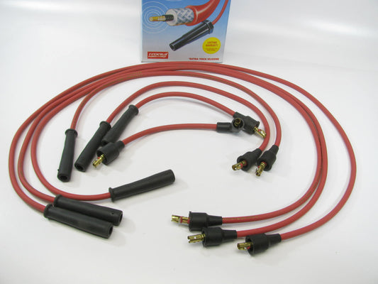 Federal 86203 Ignition Spark Plug Wire Set For 1988-1991 Subaru XT 2.7L-H6