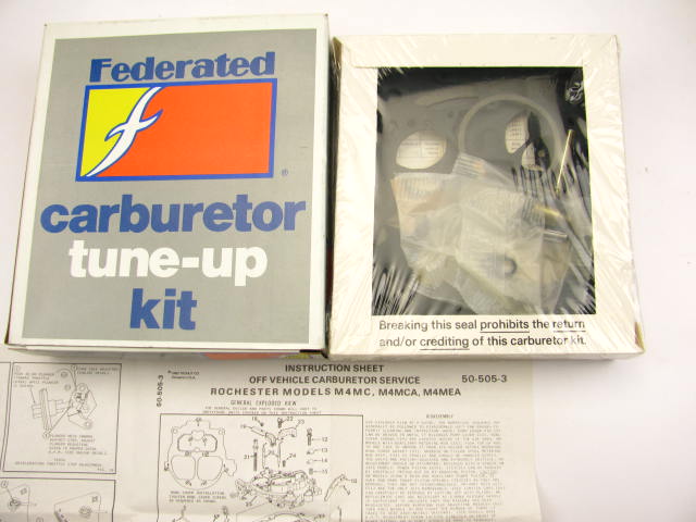 Federated 10471A Carburetor Rebuild Kit 1975-1979 Buick Pontiac M4MC M4MCA M4MEA