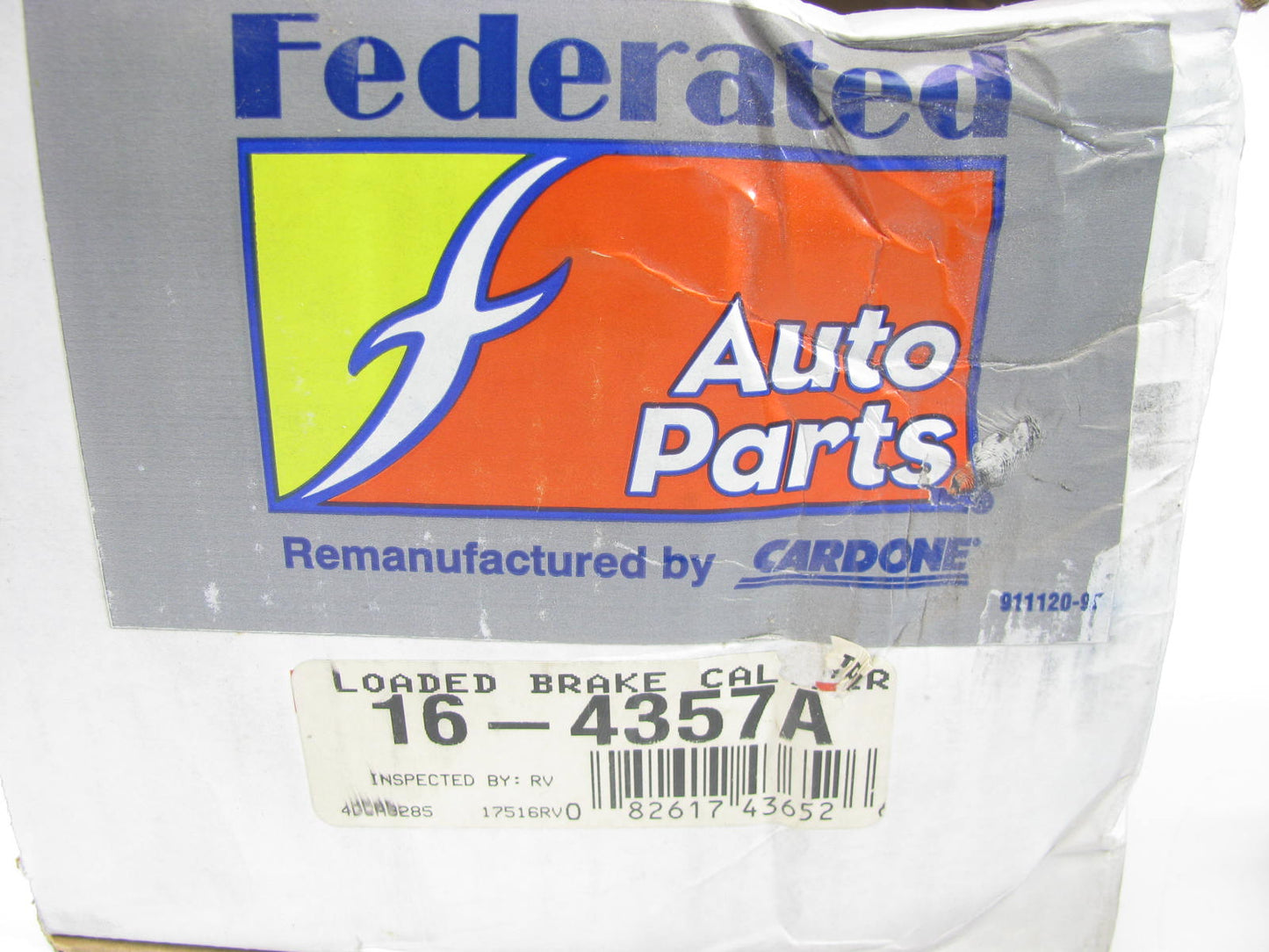 Federated 16-4357A Remanufactured Disc Brake Caliper - Front Left / Right