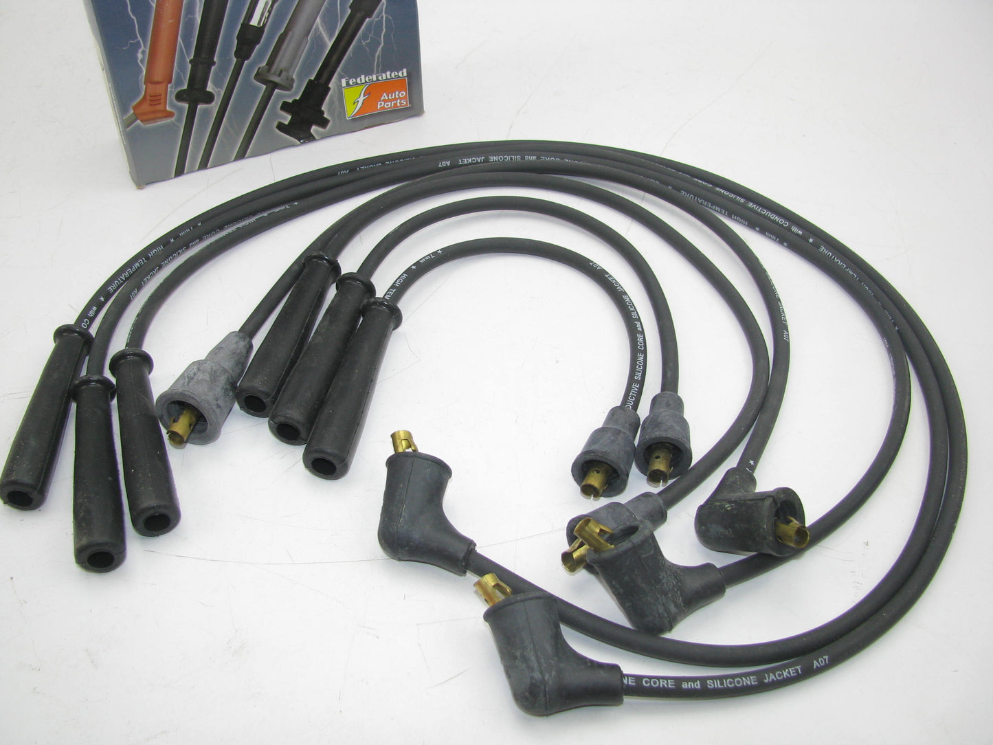 Federated 27627 Ignition Spark Plug Wire Set For 1989-1995 Mazda 3.0L-V6