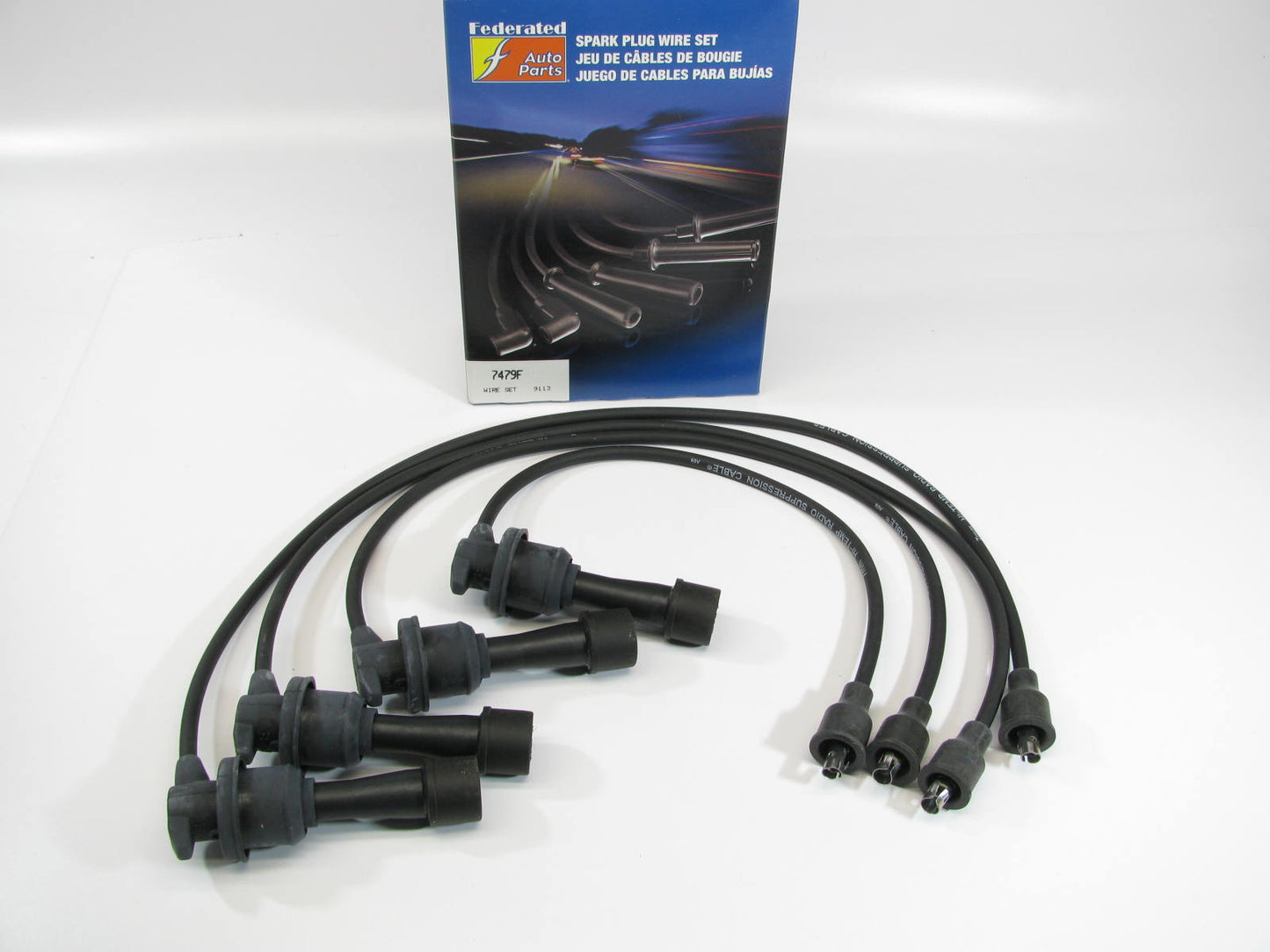 Federated 7479F Ignition Spark Plug Wire Set 1989-1998 Mitsubishi 1.6L 1.8L 2.0L