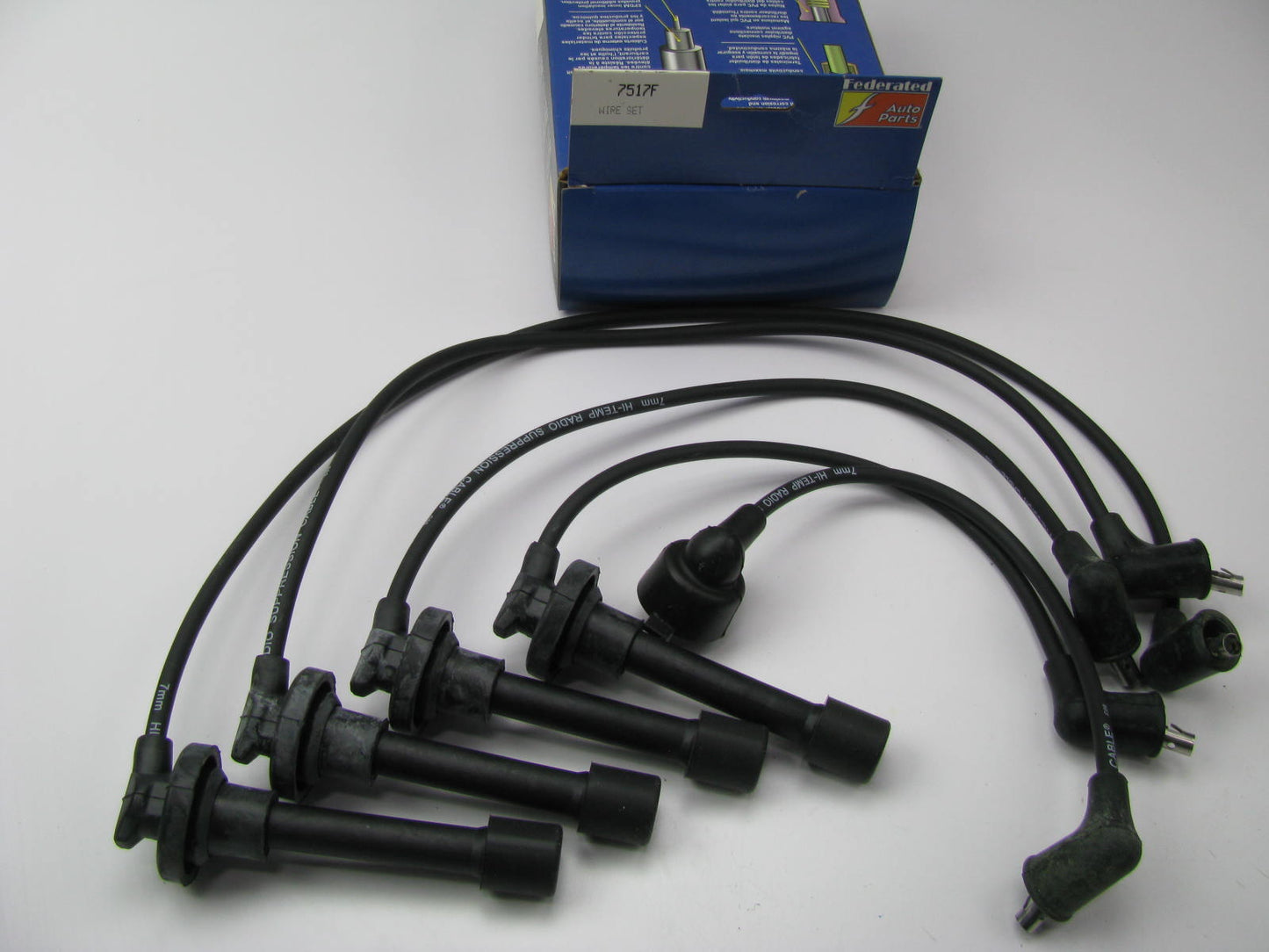 Federated 7517F Ignition Spark Plug Wire Set For 1992-1996 Honda Prelude 2.3L-L4