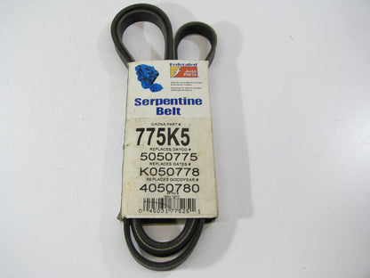 Federated 775K5 Serpentine Belt - 0.69'' X 78.00'' - 5 Ribs