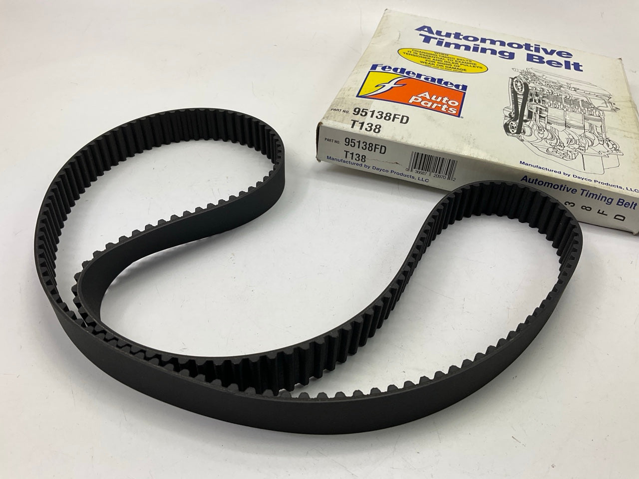 Federated 95138FD Engine Timing Belt For 1987-1990 Toyota 2.0L 2.2L-L4