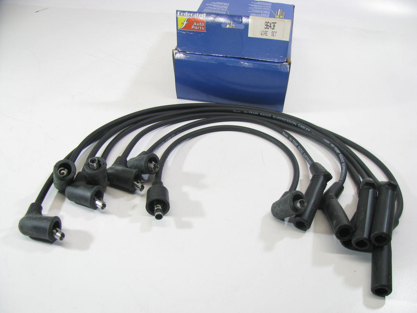 Federated 9643F Ignition Spark Plug Wire Set For 1987-1989 Chrysler 3.0L-V6