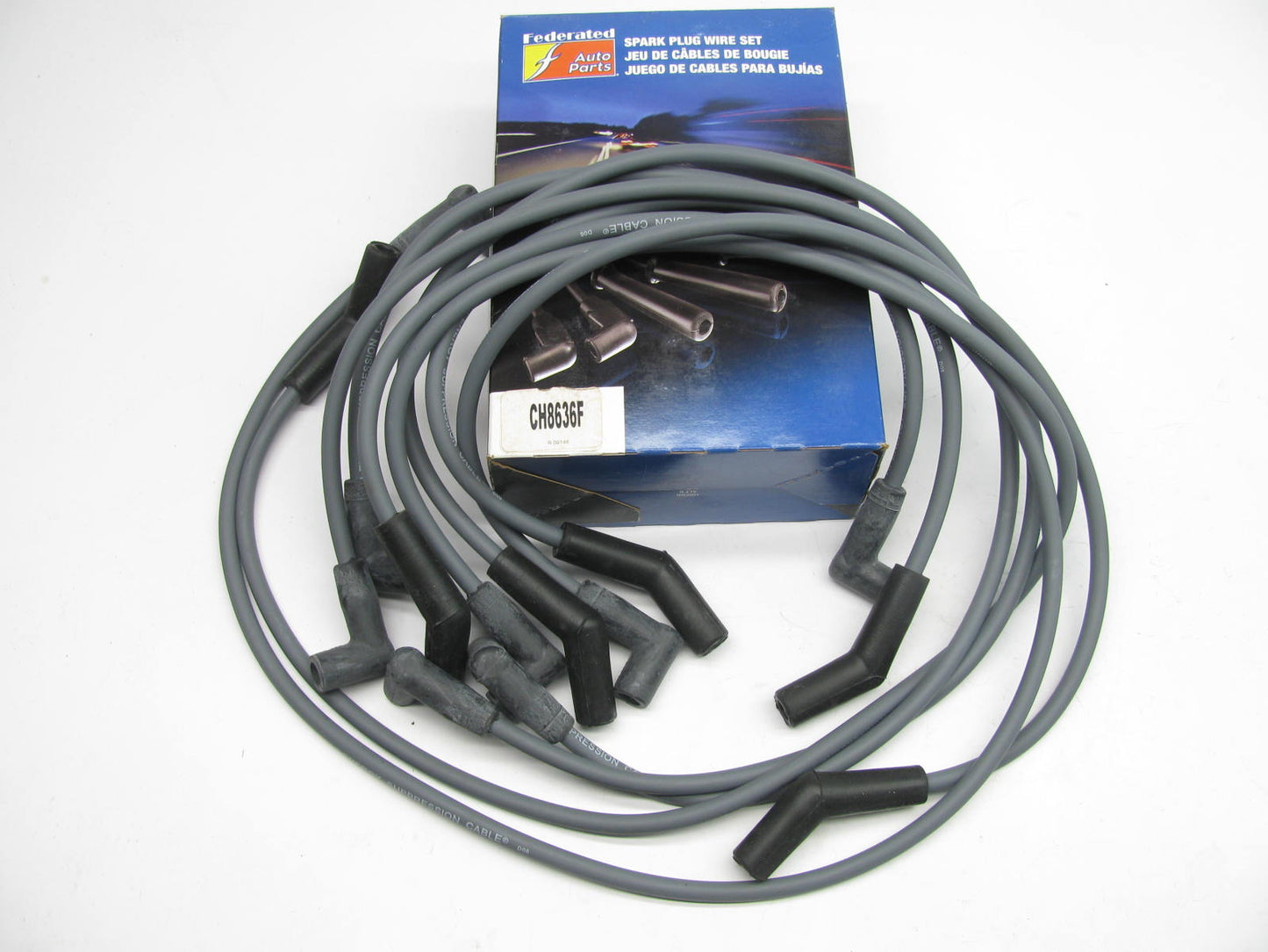 Federated CH8636F Spark Plug Wire Set 1989-95 Thunderbird 1989-96 Cougar 3.8L-V6