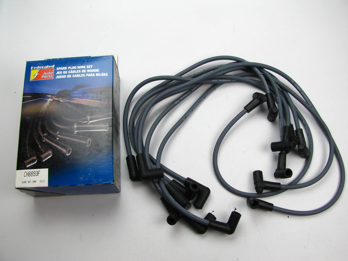 Federated CH8893F Ignition Spark Plug Wire Set