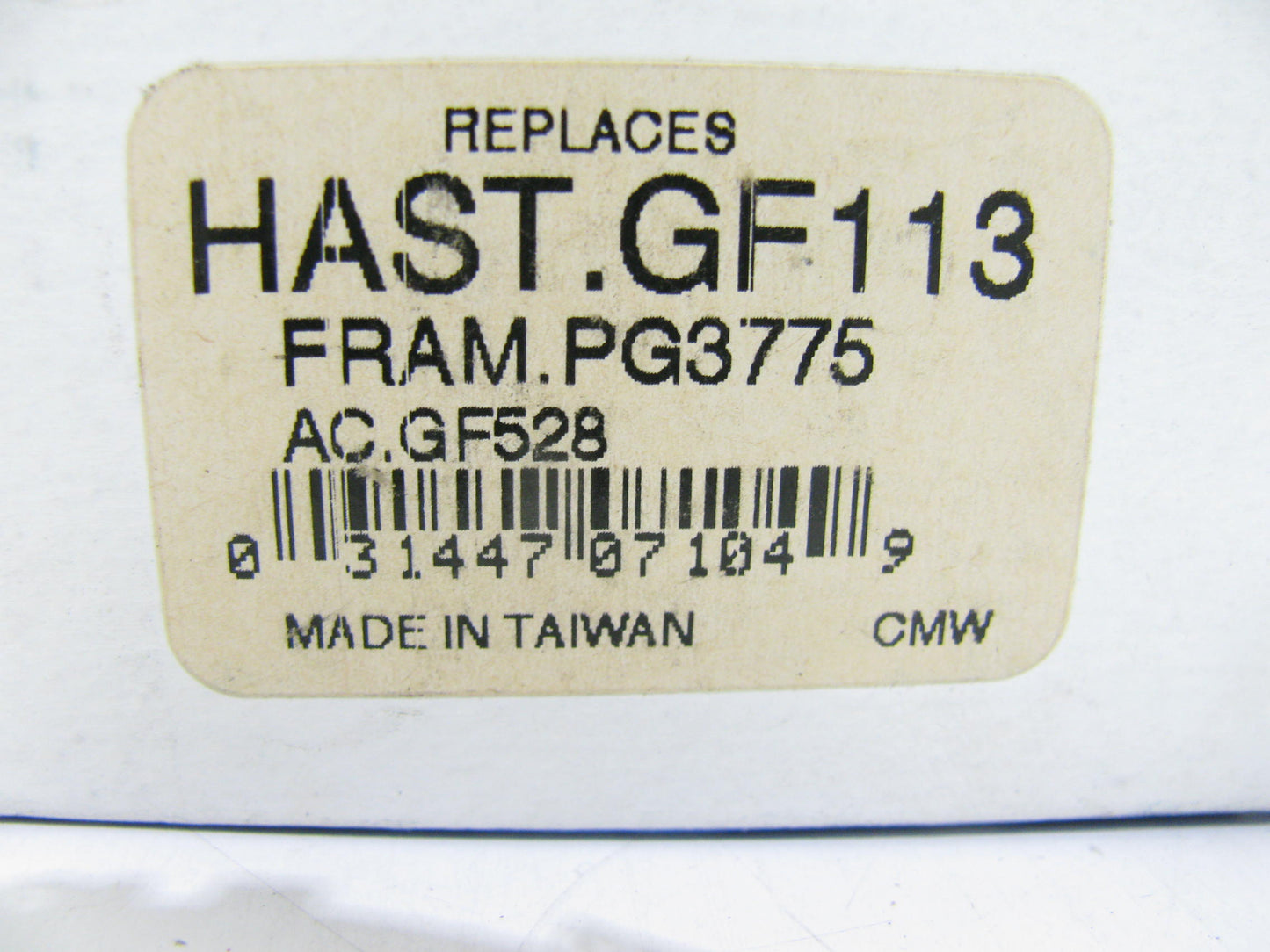 Federated GF528 Fuel Filter