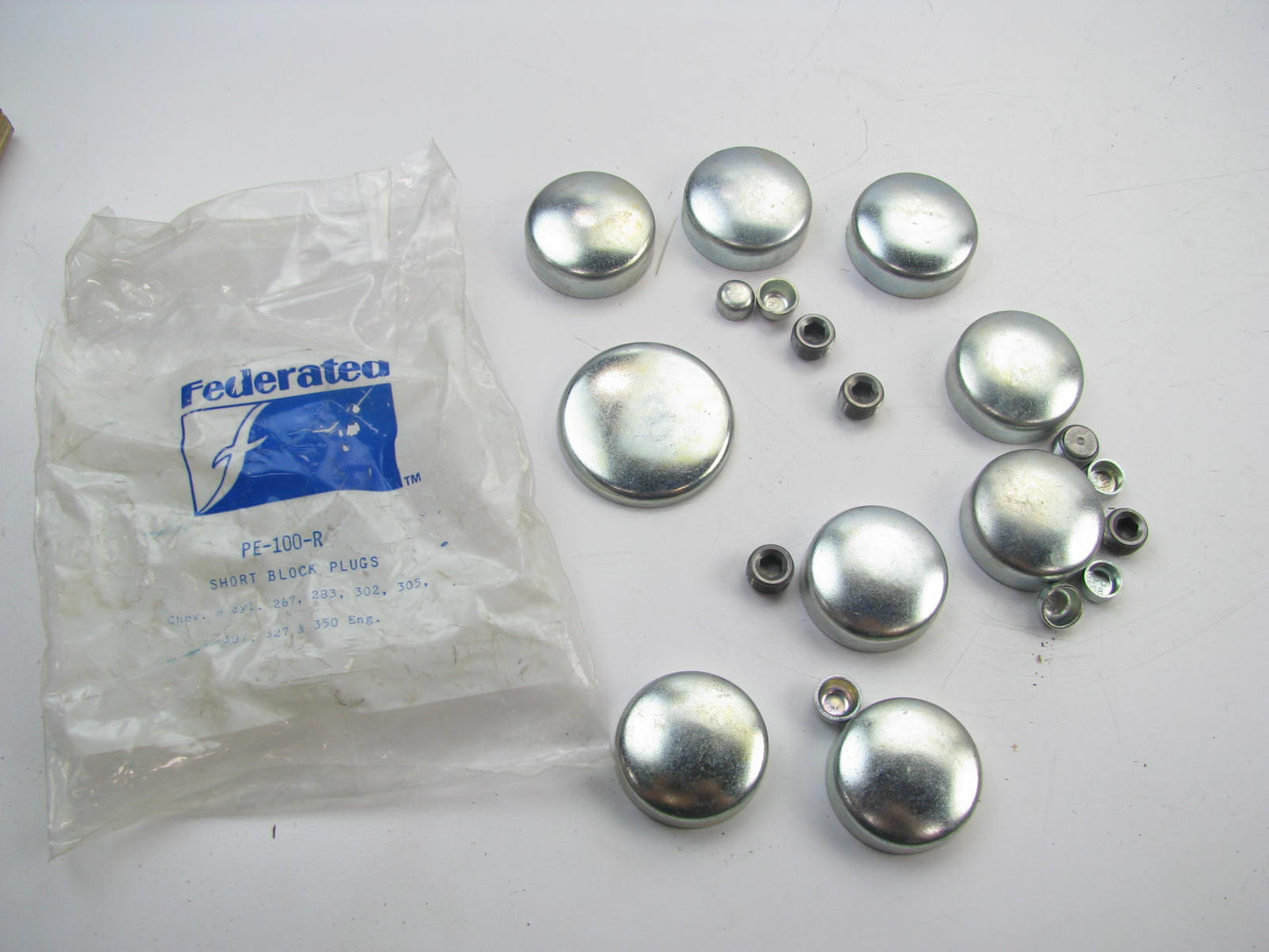 Federated PE-100-R Engine Expansion Freeze Plug Kit  Chevy 262-350 SBC