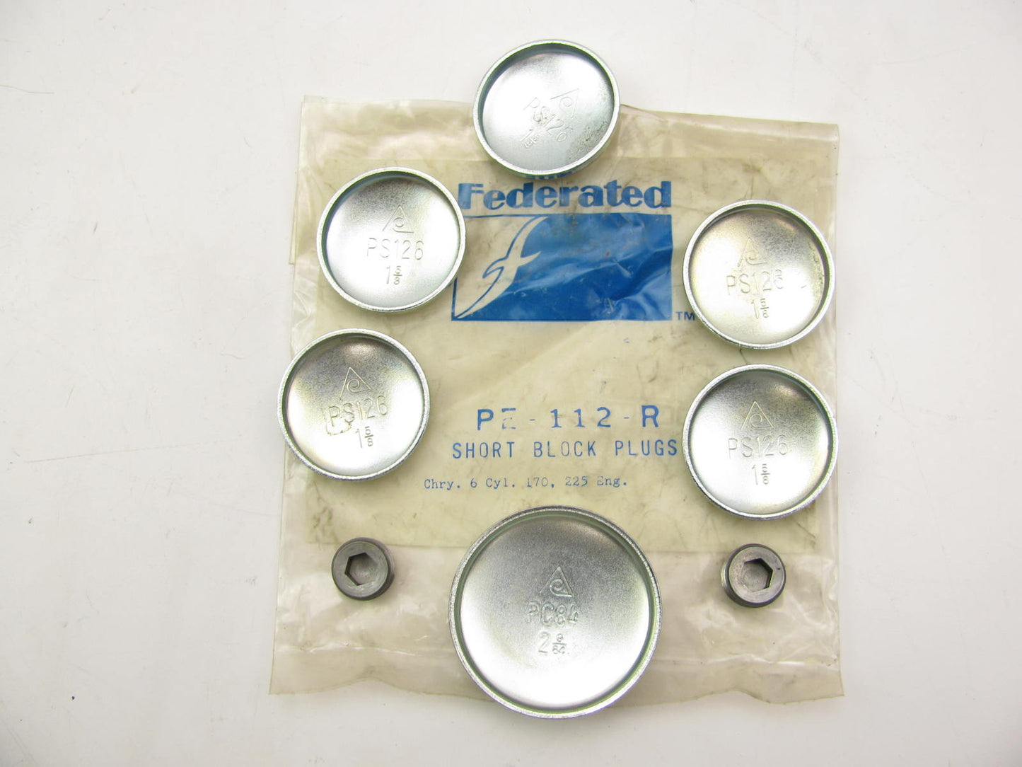 Federated PE-112-R Freeze Expansion Plug Set For Dodge 170 225 Slant-six