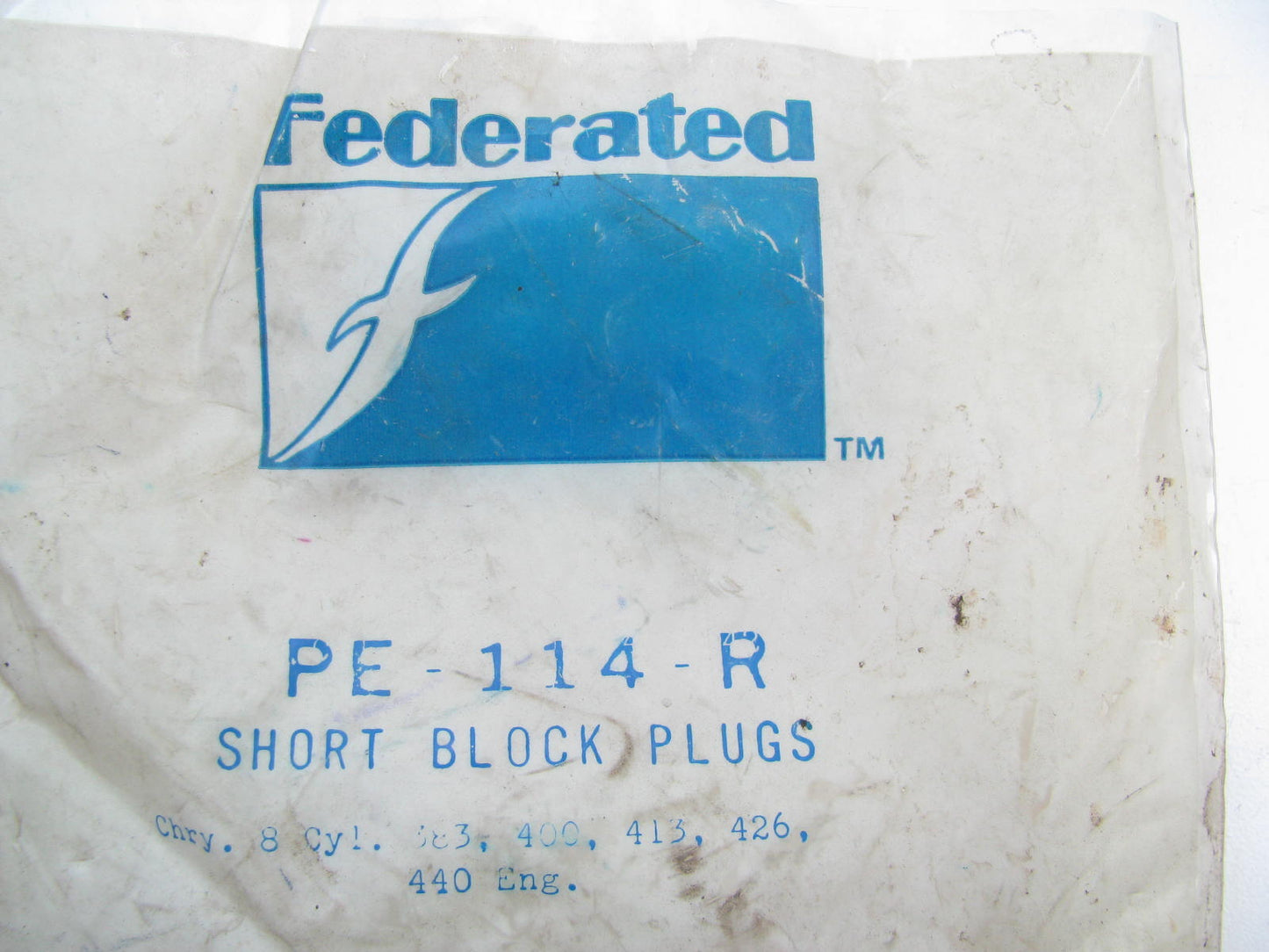Federated PE114R Freeze Expansion Plug Set For Chrysler 400 413 426 440 V8
