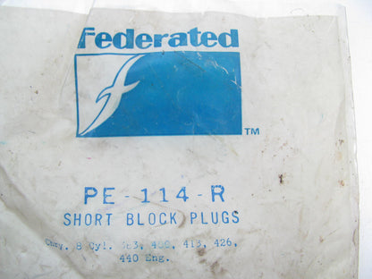 Federated PE114R Freeze Expansion Plug Set For Chrysler 400 413 426 440 V8