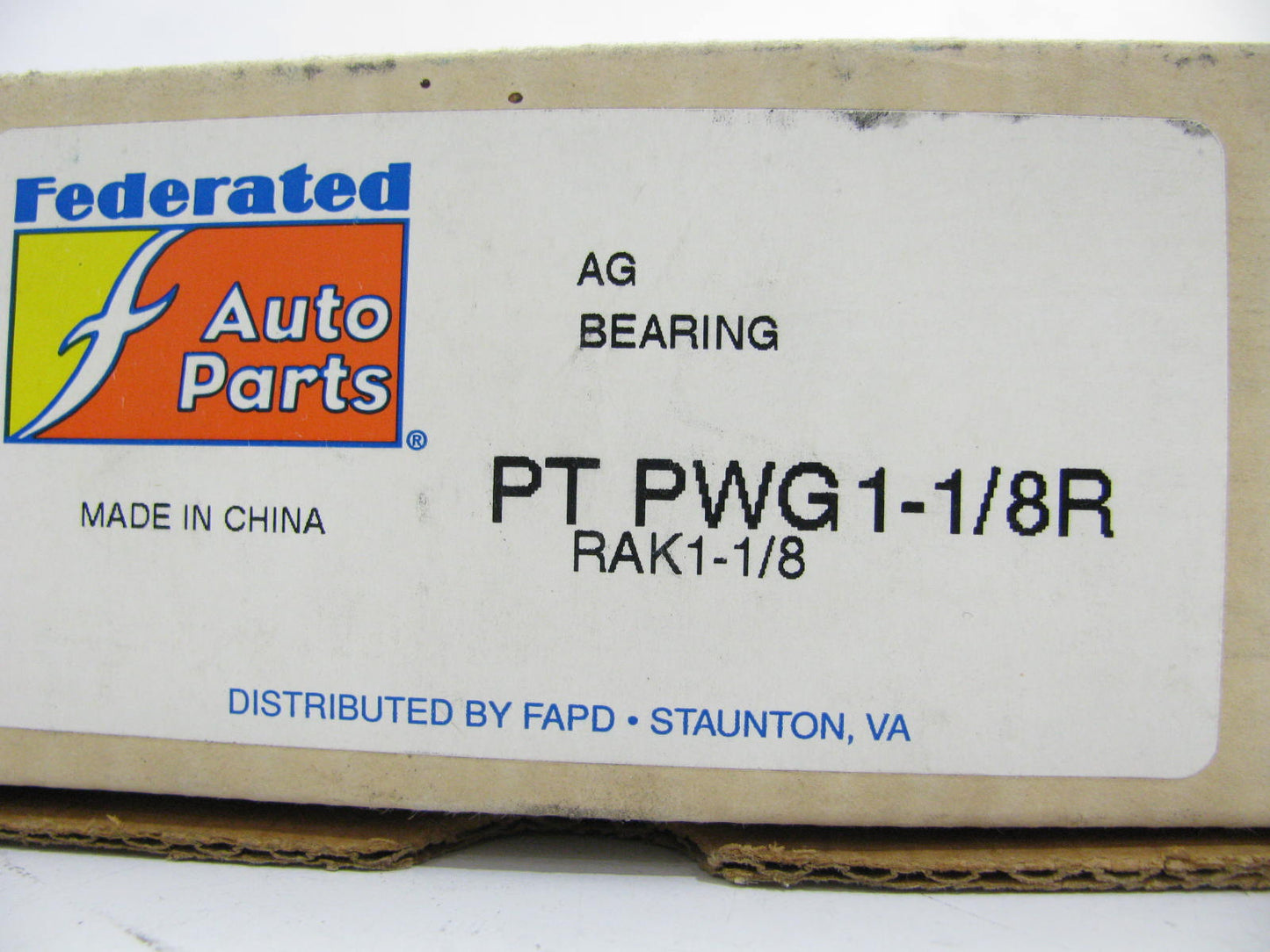 Federated PWG1-1-8R Pillow Block Bearing  1-1/8''