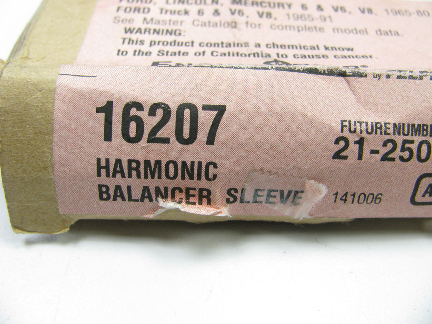 Fel-pro 16207 Engine Timing Cover Repair Sleeve