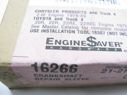 Fel-pro 16266 Engine Main Bearing Repair Sleeve